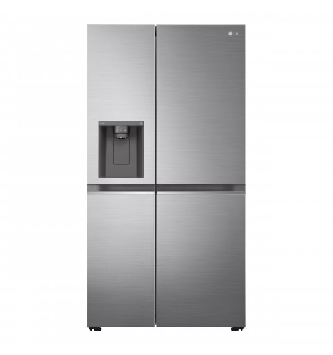 LG GSLV70PZTD Frigorifero Side-by-Side, Classe D, 635L, Wi-Fi, Con allaccio, Inox