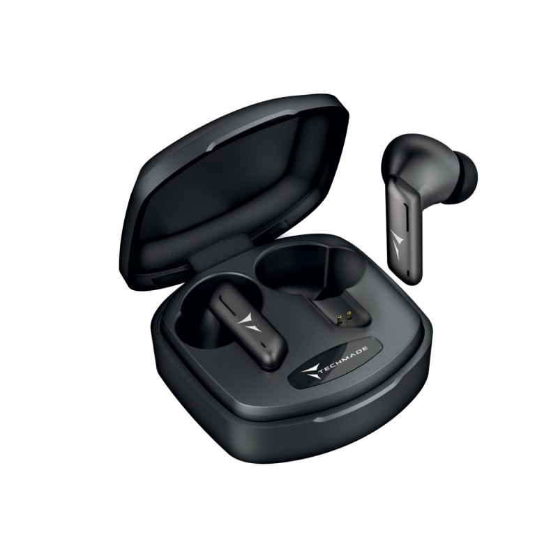 Techmade TM-K175-BK headphones headset Wireless In-ear Calls Music Bluetooth Black