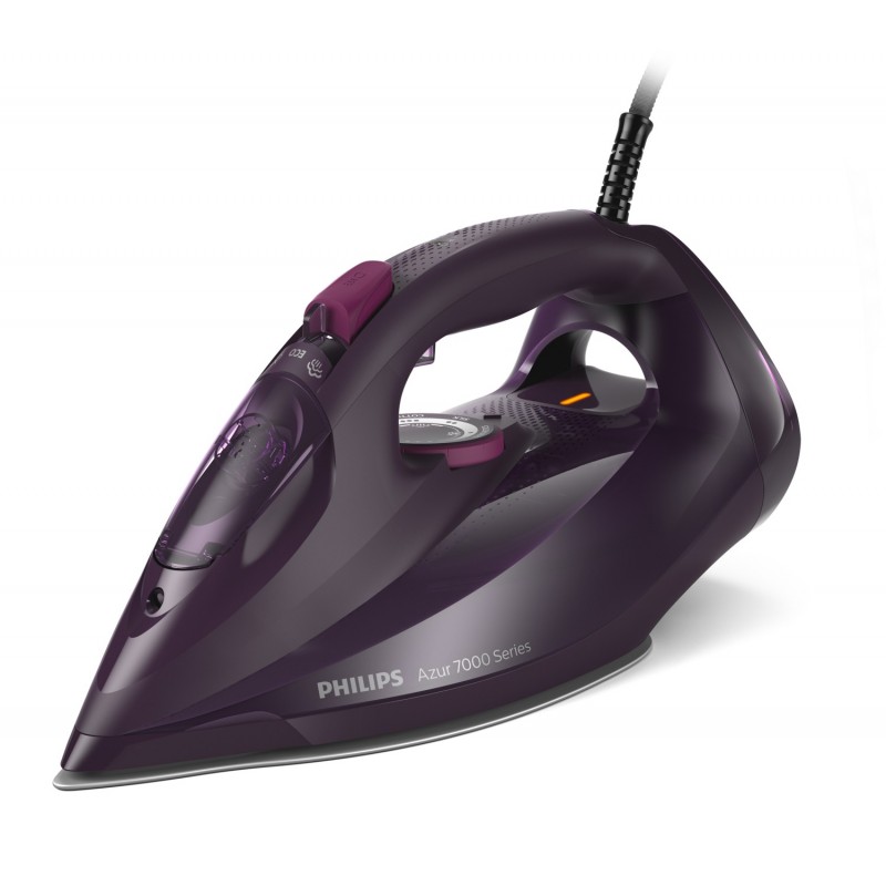 Philips 7000 series DST7061 30 iron Steam iron SteamGlide Elite soleplate 3000 W Purple