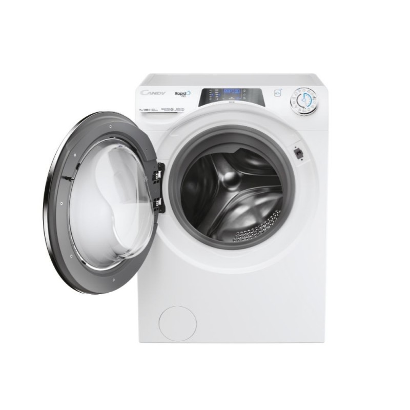 Candy RapidÓ PRO RP 496BWMUC8 1-S lavadora Carga frontal 9 kg 1400 RPM Blanco