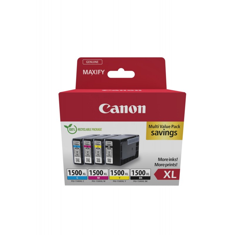 Canon PGI-1500XL BK C M Y Multipack