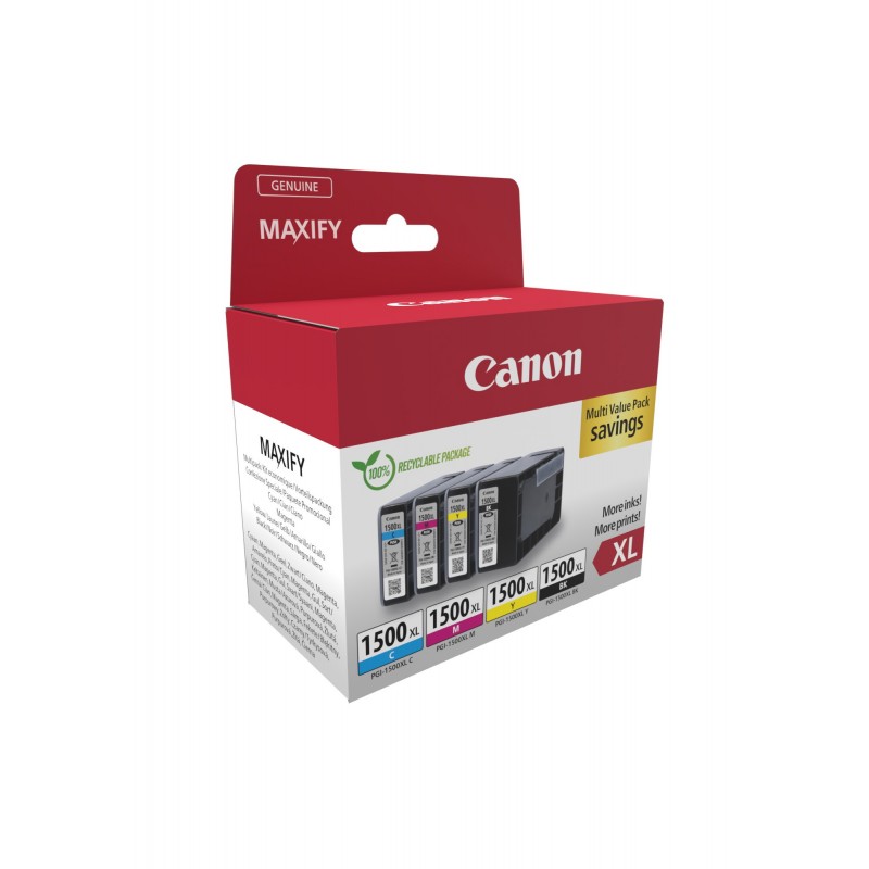 Canon 9182B010 ink cartridge 4 pc(s) Original High (XL) Yield Black, Cyan, Magenta, Yellow