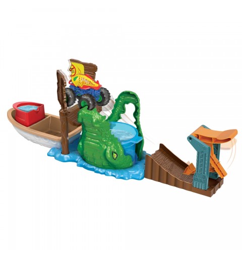 Hot Wheels Monster Trucks Swamp Chomp Playset