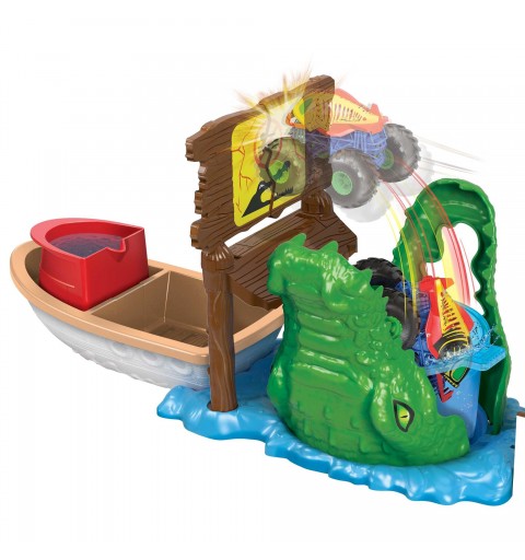 Hot Wheels Monster Trucks Swamp Chomp Playset