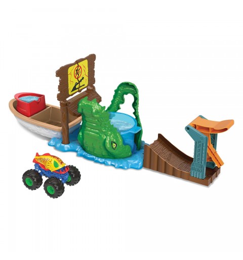 Hot Wheels Monster Trucks Swamp Chomp Playset