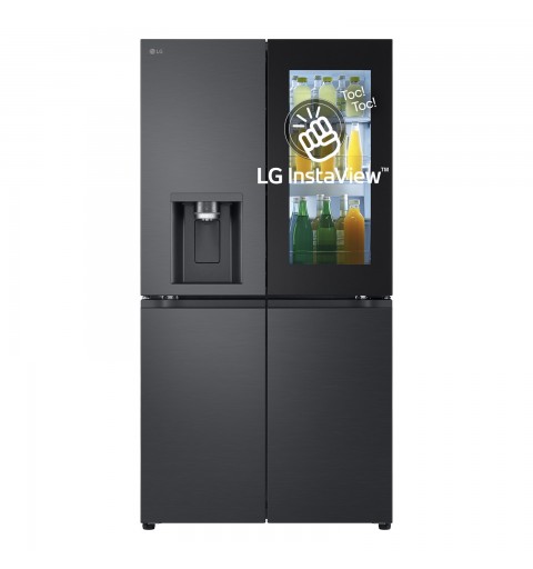 LG InstaView GMG960EVJE Frigorifero Multidoor , Classe E, 638L, Wi-Fi, UVnano, Nero