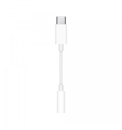 Apple MW2Q3ZM A adattatore per inversione del genere dei cavi USB-C 3.5mm Bianco