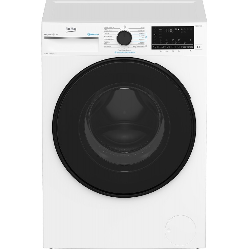 Beko bPRO 500 BWT5104BF Lavatrice Beyond 10kg, Classe A, 1400giri, FiberCatcher®