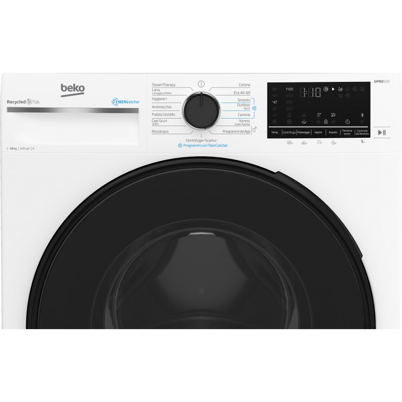 Beko bPRO 500 BWT5104BF machine à laver Charge avant 10 kg 1400 tr min Blanc