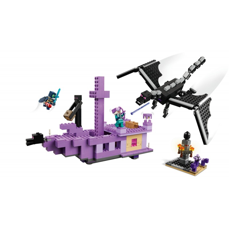 LEGO The Ender Dragon and End Ship