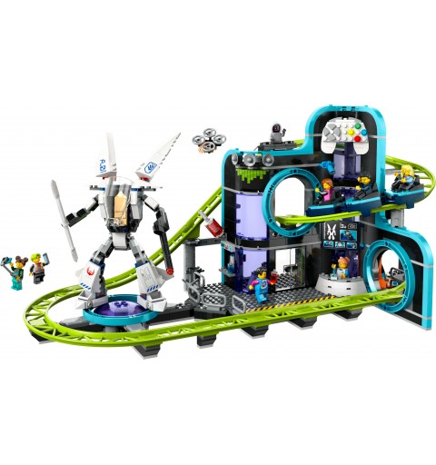 LEGO Achterbahn mit Roboter-Mech