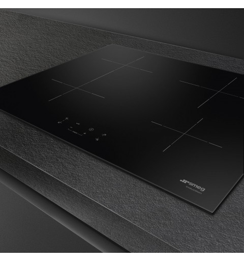 Smeg Universal SI1B2642D hobs Negro Integrado 60 cm Con placa de inducción 4 zona(s)