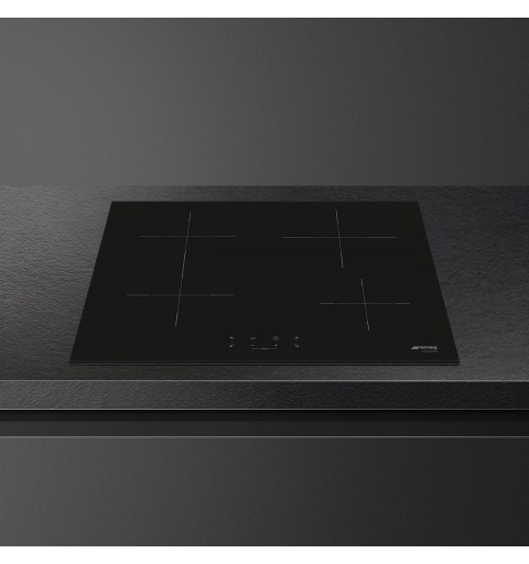 Smeg Universal SI1B2642D hobs Negro Integrado 60 cm Con placa de inducción 4 zona(s)