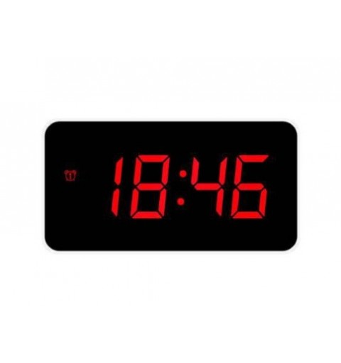 Lowell JE5112B despertador Reloj despertador digital Negro, Blanco