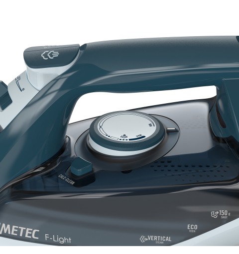 Imetec 9041 iron Dry & Steam iron Ceramic soleplate 2200 W Blue, Light Blue