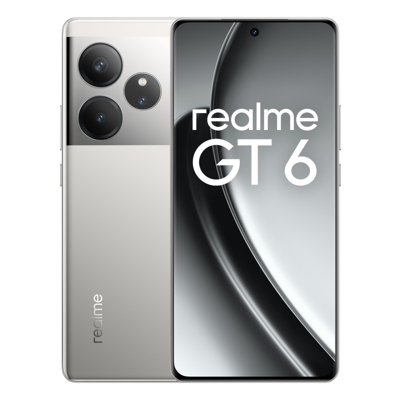 realme GT 6 17,2 cm (6.78") Double SIM Android 14 5G USB Type-C 16 Go 512 Go 5500 mAh Argent