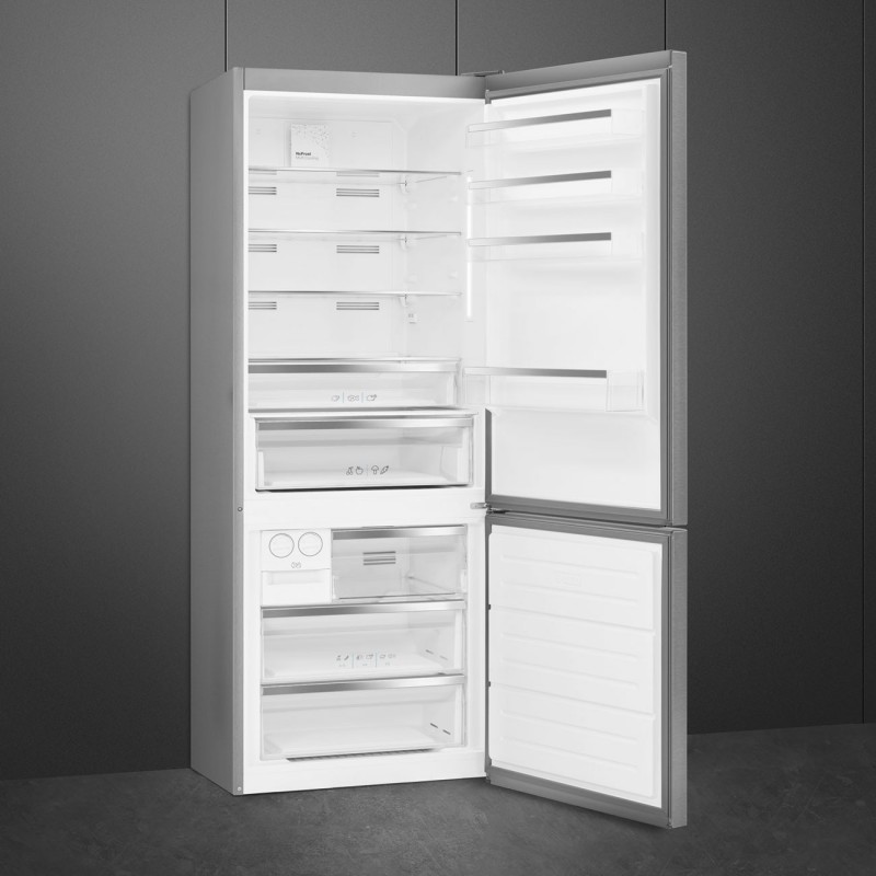 Smeg FC48XDNE frigorifero con congelatore Libera installazione 481 L D Acciaio inox