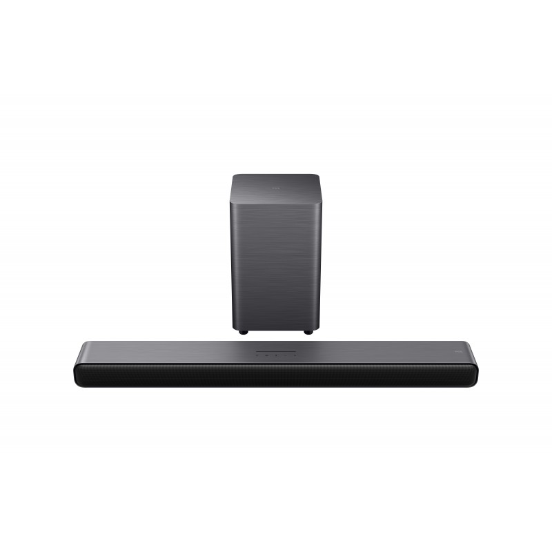 TCL S Series Soundbar S55H 2.1 canali, Dolby Atmos con Subwoofer integrato, supporto HDMI eARC, Bluetooth, 220W