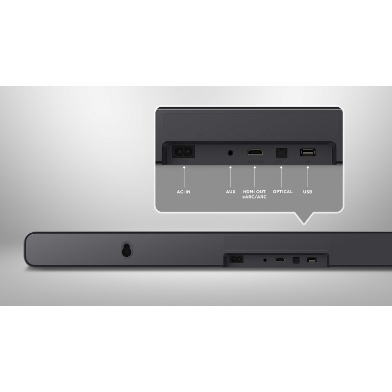 TCL S Series Soundbar S45H 2.0 canali, Dolby Atmos, supporto HDMI eARC, Bluetooth, 100W