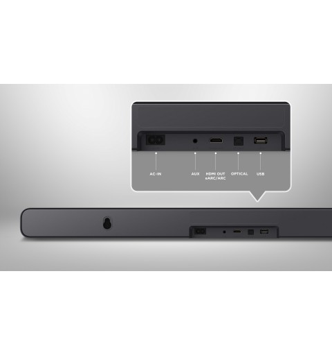 TCL S Series Soundbar S45H 2.0 canali, Dolby Atmos, supporto HDMI eARC, Bluetooth, 100W