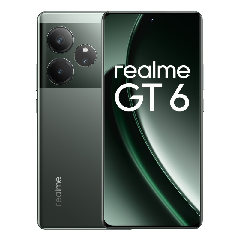 realme GT 6 17.2 cm (6.78") Dual SIM Android 14 5G USB Type-C 16 GB 512 GB 5500 mAh Green