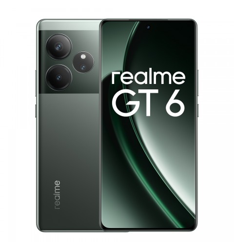 realme GT 6 17,2 cm (6.78") Doppia SIM Android 14 5G USB tipo-C 16 GB 512 GB 5500 mAh Verde