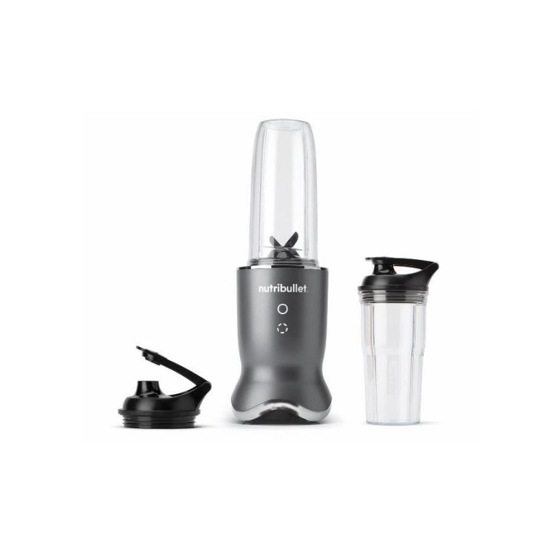 NutriBullet NB1206DGCC blender 900 L Mélangeur de table 1200 W Noir, Transparent