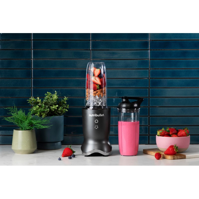 NutriBullet NB1206DGCC Mixer 900 l Tischplatten-Mixer 1200 W Schwarz, Transparent