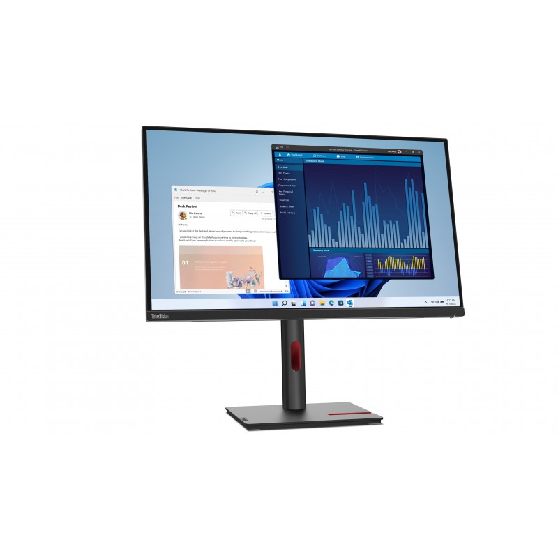 Lenovo ThinkVision T27p-30 LED display 68,6 cm (27") 3840 x 2160 Pixeles 4K Ultra HD Negro