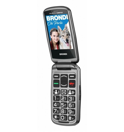 Brondi BRONDISICUROPL teléfono móvil 7,11 cm (2.8") 82 g Negro Teléfono con cámara