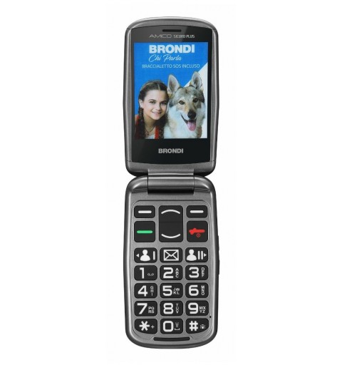 Brondi BRONDISICUROPL teléfono móvil 7,11 cm (2.8") 82 g Negro Teléfono con cámara