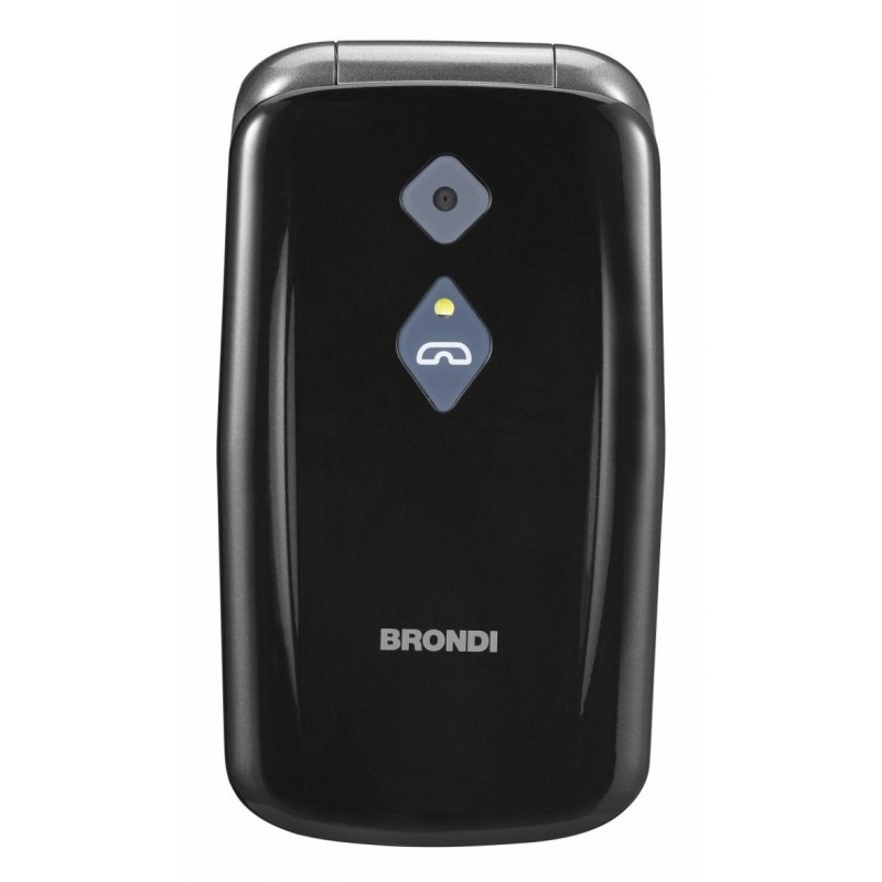 Brondi BRONDISICUROPL teléfono móvil 7,11 cm (2.8") 82 g Negro Teléfono con cámara