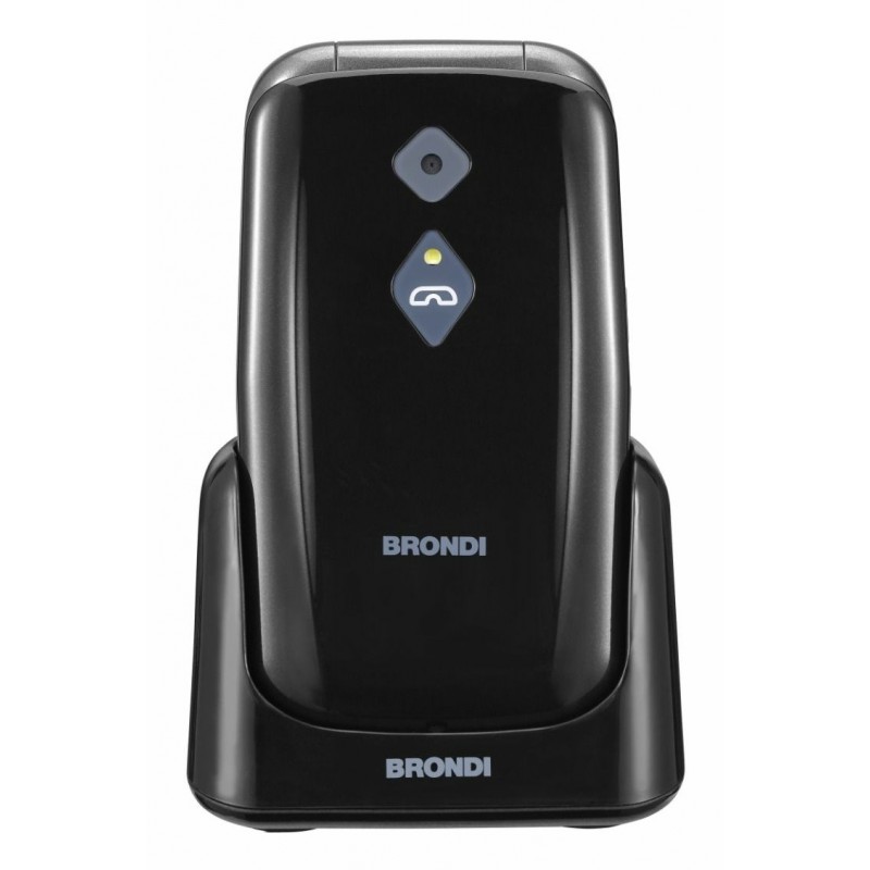 Brondi BRONDISICUROPL teléfono móvil 7,11 cm (2.8") 82 g Negro Teléfono con cámara