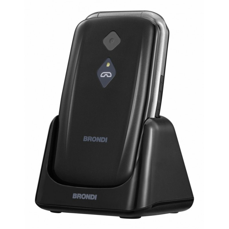 Brondi BRONDISICUROPL cellulare 7,11 cm (2.8") 82 g Nero Telefono con fotocamera