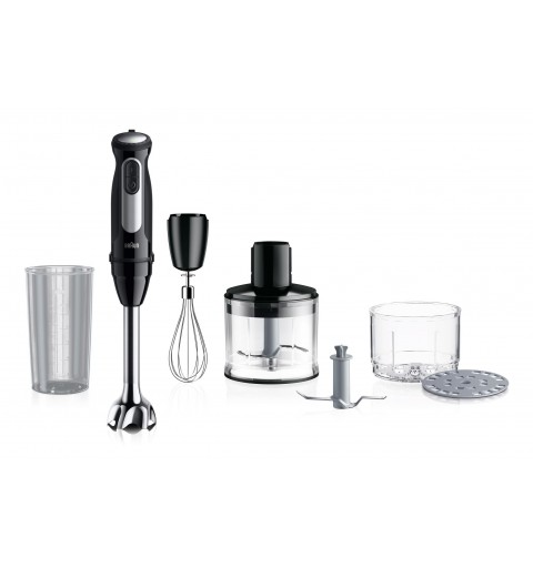 Braun MultiQuick 5 MQ55.254MBK 0,5 L Frullatore ad immersione 1000 W Nero, Acciaio inox