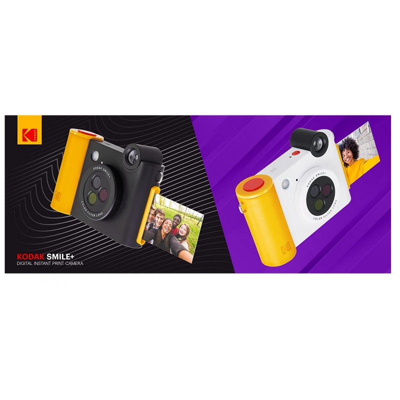 Kodak Smile+ 50.8 x 76.2 mm Black, Yellow