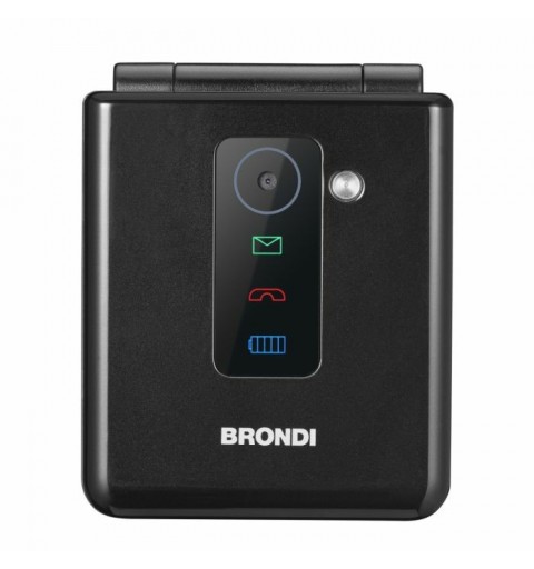 Brondi Flipper 6,1 cm (2.4") Noir Téléphone numérique