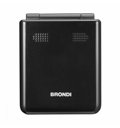 Brondi Flipper 6,1 cm (2.4") Noir Téléphone numérique