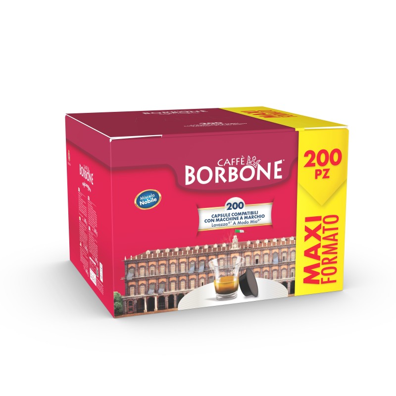 Caffè Borbone AMSBLUNOBILE4X50N bolsita y cápsula de café 200 pieza(s)