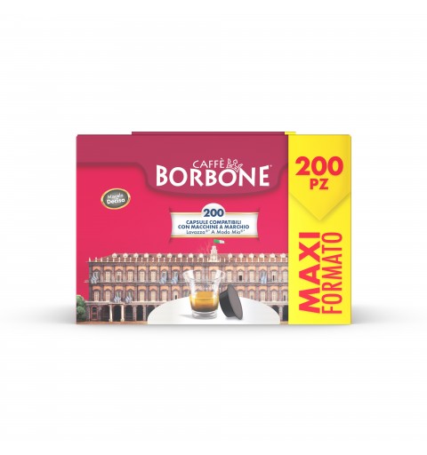 Caffè Borbone AMSNERADECISA4X50N bolsita y cápsula de café 200 pieza(s)