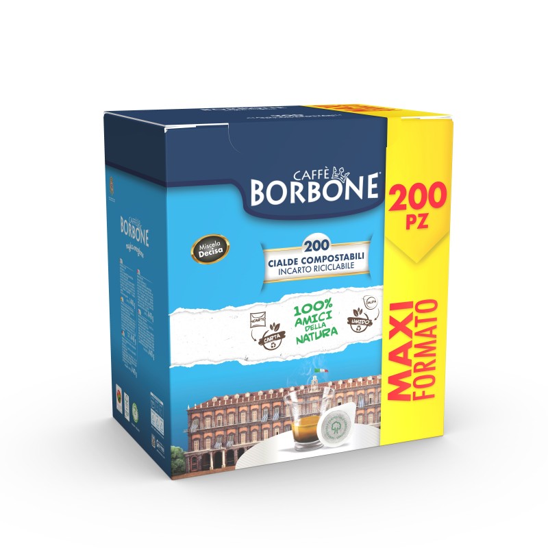 Caffè Borbone 44BNERADECISA200PZ bolsita y cápsula de café Dosis de café 200 pieza(s)