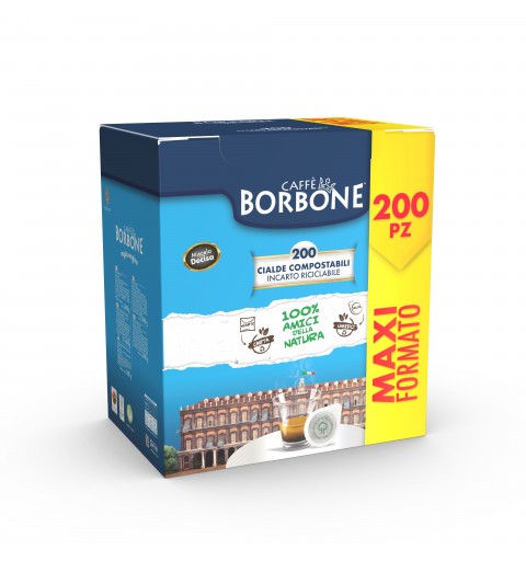 Caffè Borbone 44BNERADECISA200PZ bolsita y cápsula de café Dosis de café 200 pieza(s)