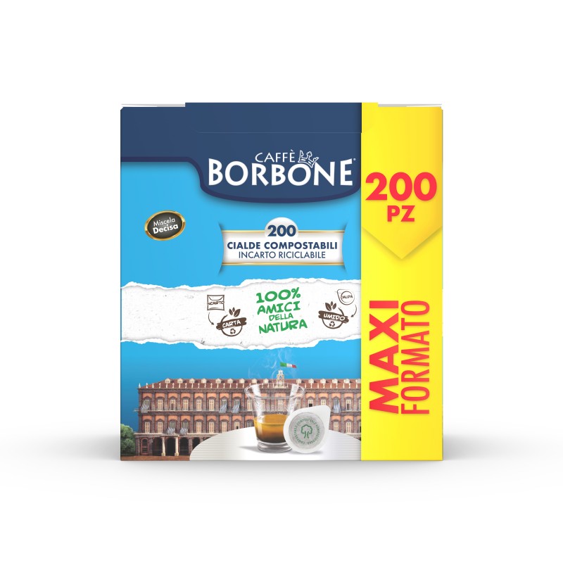 Caffè Borbone 44BNERADECISA200PZ bolsita y cápsula de café Dosis de café 200 pieza(s)