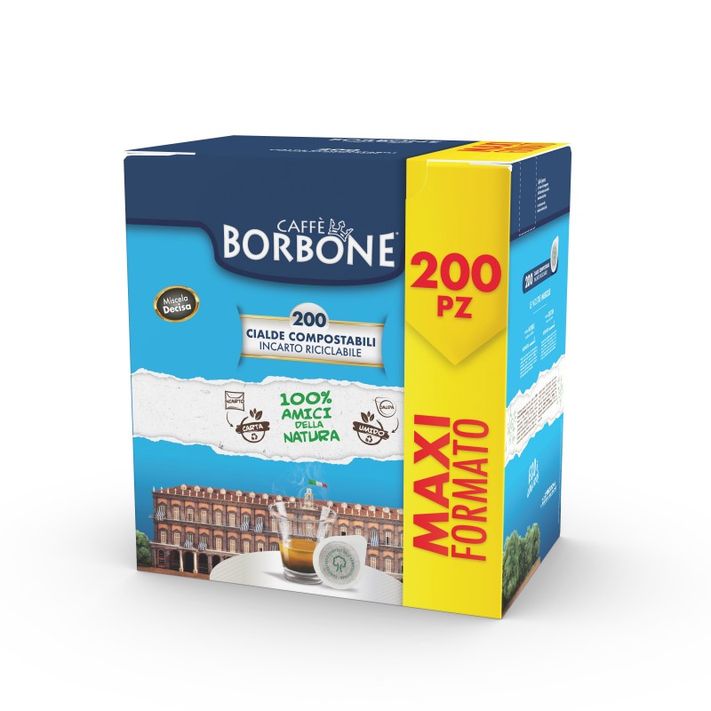 Caffè Borbone 44BNERADECISA200PZ bolsita y cápsula de café Dosis de café 200 pieza(s)