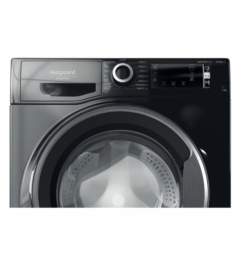 Hotpoint NBT 116 BLACK IT machine à laver Charge avant 11 kg 1400 tr min Noir