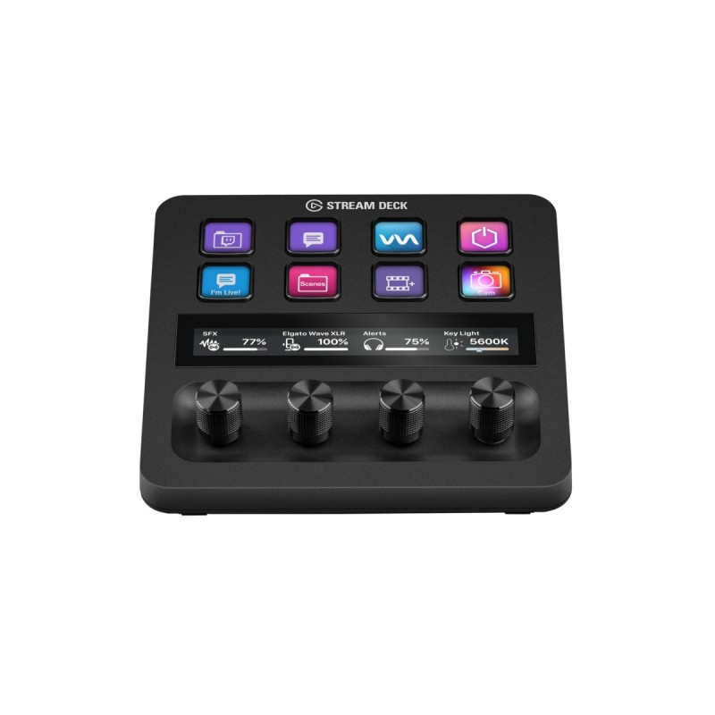 Elgato Stream Deck + BEARBEITUNG Negro 8 botones