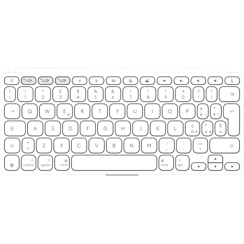 Logitech Keys-To-Go 2 clavier Universel Bluetooth QWERTY Italien Blanc