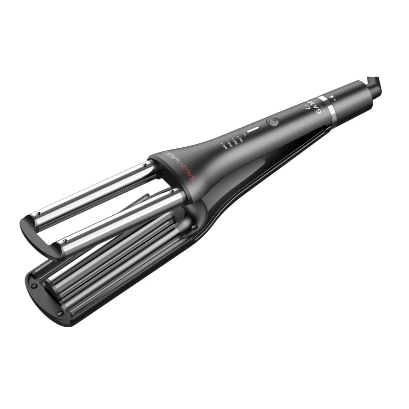 GA.MA Salon Waves Silk Chrome Curling iron Warm Black 110 W 3 m