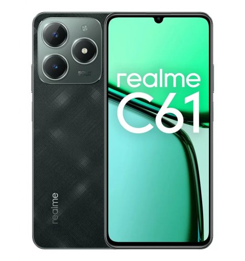 realme C61 17,1 cm (6.74") Doppia SIM Android 14 4G USB tipo-C 6 GB 256 GB 5000 mAh Verde