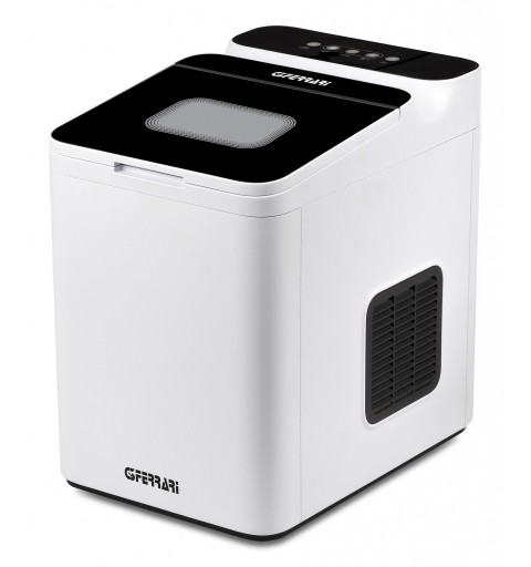 G3 Ferrari G20159 máquina de cubo de hielo Máquina para hacer cubitos de hielo portátil 10 kg 24h 112 W Negro, Blanco